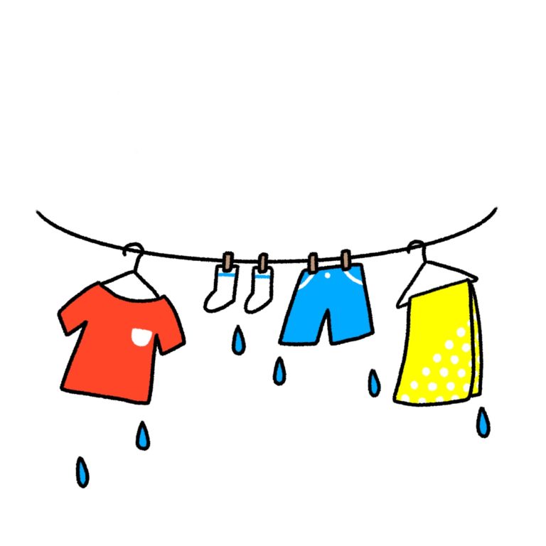 洗濯物が乾かない冬はどうする？外干し・部屋干しでよく乾く方法。 2歳差姉妹子育て中ママのかわいい毎日